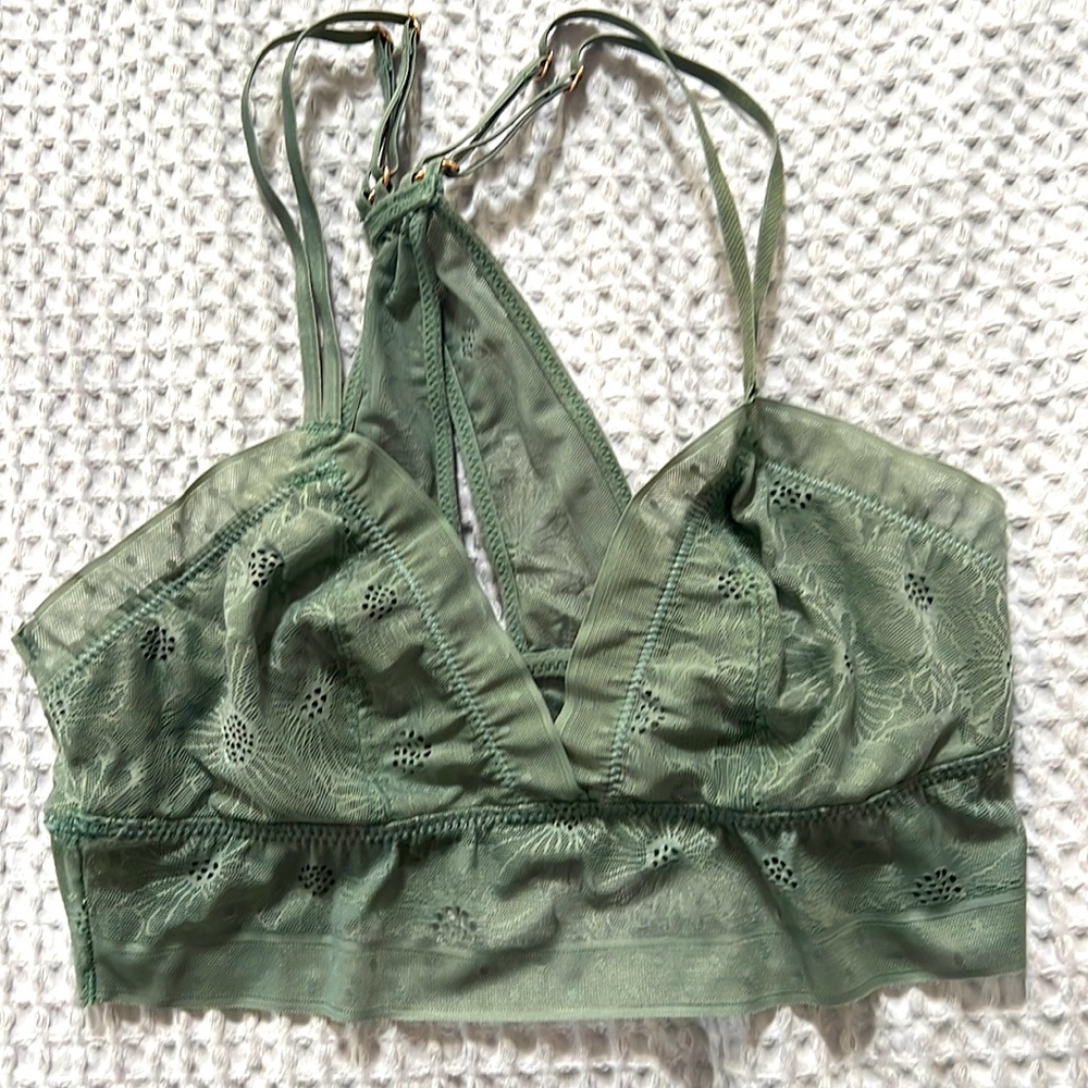Aerie bra in green size small. New